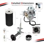 Yamaha Grizzly 660 Carburetor, Valve, Filter Kit