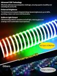 2FT RGB Whip Lights with App & Remote Control