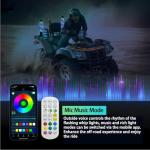 2 Pack LED Whip Lights with Remote Control