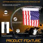 Nirider 3ft RGB LED Whip Lights with Remote