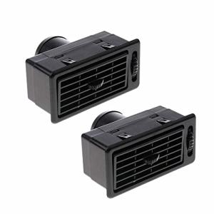TEAMWILL 2-Pack Black ATV Air Vent Outlets