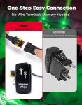 KEMIMOTO LED Whip Lights for Polaris & Can-Am
