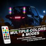 RGB Whip Lights with App & Remote Control