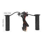 Heated Rubber Hand Grips for ATVs - 12V