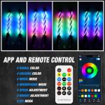 RGB Whip Lights with App & Remote Control