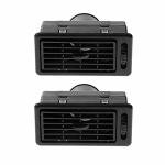 TEAMWILL 2-Pack Black ATV Air Vent Outlets