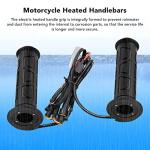 Heated Rubber Hand Grips for ATVs - 12V