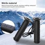 Heated Rubber Hand Grips for ATVs - 12V