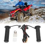 Heated Rubber Hand Grips for ATVs - 12V