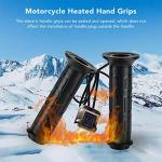 Heated Rubber Hand Grips for ATVs - 12V