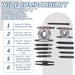 12-Piece Heavy Duty Bearing Separator Puller Set