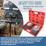 12-Piece Heavy Duty Bearing Separator Puller Set
