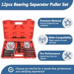 12-Piece Heavy Duty Bearing Separator Puller Set