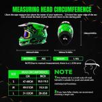 Kids Full Face ATV Helmet Set with Goggles