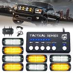 Xprite 24 LED Amber/White Strobe Light Kit