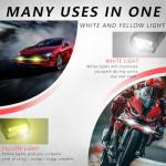 AUOKAY LED Motorcycle Driving Lights - Pack of 2
