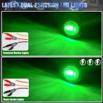 20Pcs Green LED Marker Lights for ATV and Trailers