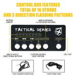 Xprite 24 LED Amber/White Strobe Light Kit