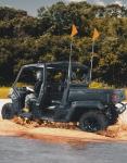 KEMIMOTO 2-Pack UTV Flag Pole Light Mounts