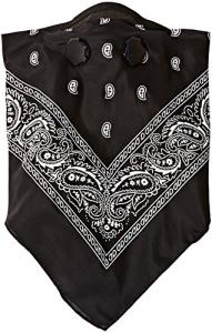 ATV TEK Universal Dust Masks with Straps - Black