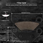 LOCOPOW Brake Pads for Polaris Sportsman 850/550