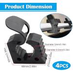 Quick-Release Rubber Clamp Mount Kit for Tools
