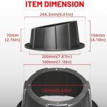 StarknightMT 2-Pack 6.5" Speaker Pods for ATVs