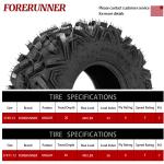 Set of 4 All-Terrain 27" ATV/UTV Tires