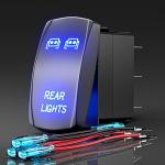 Okerny Laser Etched Rocker Switch for Lights