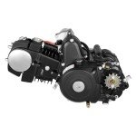 125CC 4-Stroke Automatic ATV Engine - Black