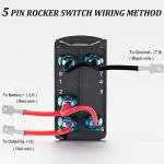 Okerny Laser Etched Rocker Switch for Lights