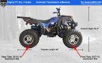 HHH 200cc Bull 200S Deluxe Automatic ATV