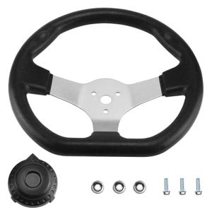 Black 270mm Steering Wheel for 110cc Go Karts