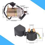 Starter Solenoid Relay and Motor for 4-Stroke GY6