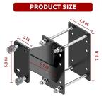 Heavy-Duty Spare Tire Carrier for Utility Trailers