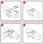 Heavy-Duty Spare Tire Carrier for Utility Trailers
