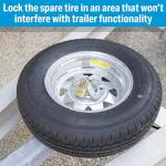 Seachoice Locking Tire Carrier for Boat Trailers