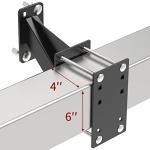 Heavy-Duty Spare Tire Carrier for Utility Trailers