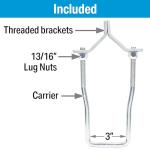 Seachoice Locking Tire Carrier for Boat Trailers