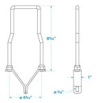 Seachoice Locking Tire Carrier for Boat Trailers