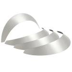 KUAFU 3" Universal Steel Fender Flares - 4 Pieces