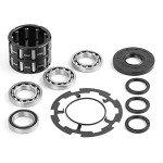 SFriding Front Differential Bearing & Seal Rebuild Kit ​with Armature Plate for Polaris Ranger 800 RZR 4X4 (2008-2010), for Polaris Ranger 800 RZR S/4 4X4 (2009-2010) [Black]