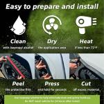 Universal Flexible Foam Rubber Fender Flares - 1-inch