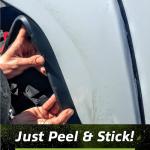 Universal Flexible Foam Rubber Fender Flares - 1-inch