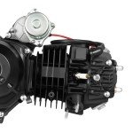 125CC 4-Stroke Automatic ATV Engine - Black