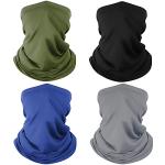 4 Pack Breathable Neck Gaiters for Outdoor Activities
