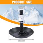 Heavy Duty Snow Plow Skid Shoes for ATV/UTV