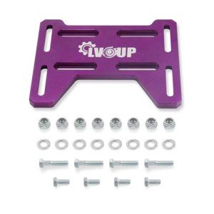 LVOUP Universal Engine Mount Motor Engine Adapter Plate Compatible for Mini Bike and Go Kart (Doodlebug) 212 Preditor Briggs Purple