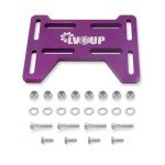 LVOUP Universal Engine Mount Motor Engine Adapter Plate Compatible for Mini Bike and Go Kart (Doodlebug) 212 Preditor Briggs Purple