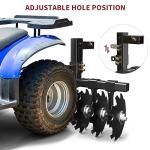 28" Disc Plow Harrow with Universal Mount for ATV